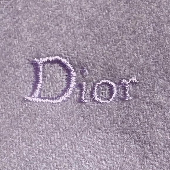 Auth DIOR/ChristianDior - Light Purple Wool Scarf - Picture 7 of 10